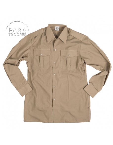 chemise beige