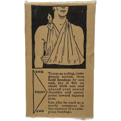 Bandage, Triangular, Sterilized, HANDY PAD SUPPLY CO., 1943