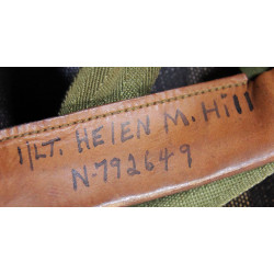 Helmet, M1, Fixed Loops, Westinghouse Liner, Nurse, 1st Lt. Helen Hill