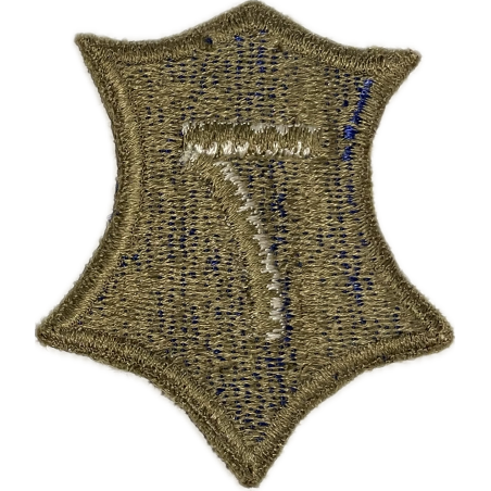 Patch, VII Corps, US Army, Utah Beach (1st Pattern), Green Border ...