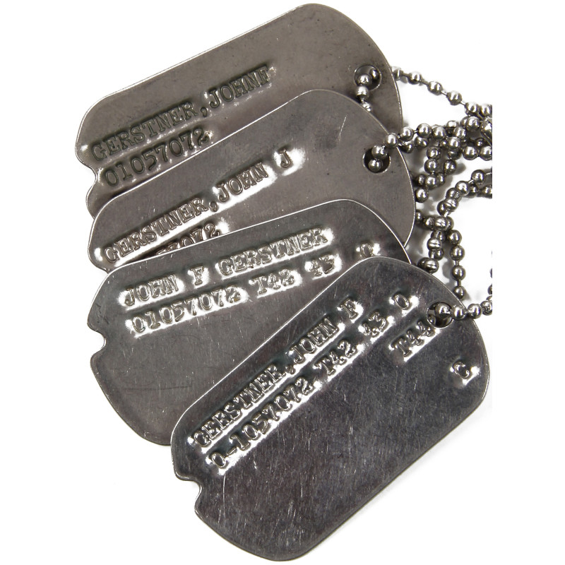 Dog Tags, John Gerstner, Cpt. 8th Infantry Division