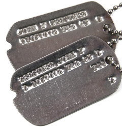 Dog Tags, John Gerstner, Cpt. 8th Infantry Division