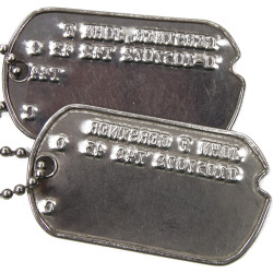 Dog Tags, John Gerstner, Cpt. 8th Infantry Division