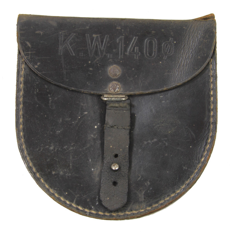 Pouch, Leather, German, for Artillery Calculator