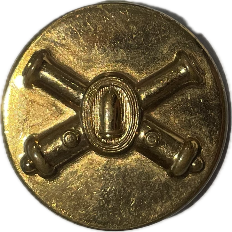 Collar Disk, Coast Artillery, Embossed, Type II