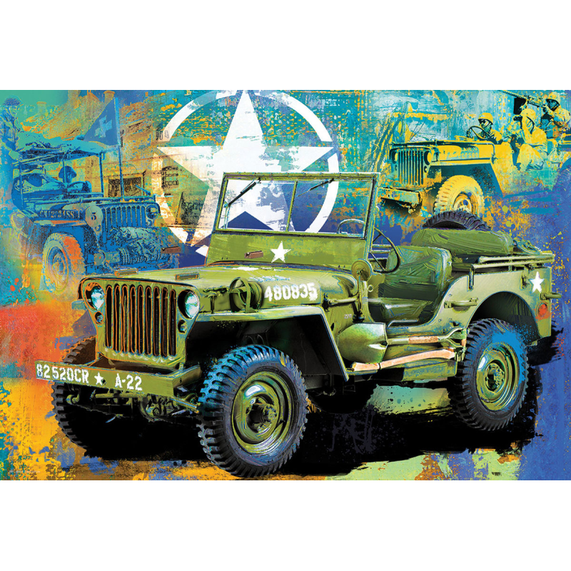 Puzzle, Jeep, 550 pcs