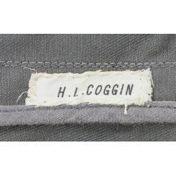 Jacket & Garrison Cap, Grey, US Navy, Ens. Herbert Coggin, USS Alkes