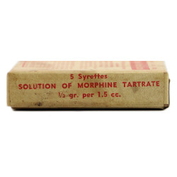 Box, Solution of Morphine Tartrate, USMD, Item No. 9115500