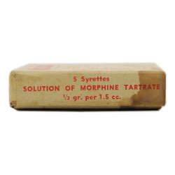 Box, Solution of Morphine Tartrate, USMD, Item No. 9115500