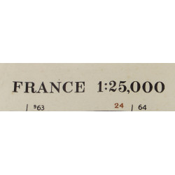 Carte, Grasse, Alpes-Maritimes, 1943-1944, opération Dragoon