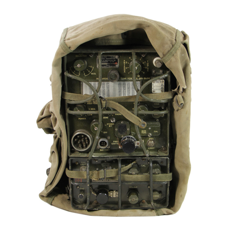 Set, Radio, BC-1306 (SCR-694), with canvas bag, 1944