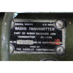 Poste radio BC-1306 (SCR-694), avec housse 1944