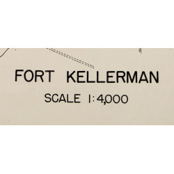 Map, Fort Kellerman, US Army, Metz