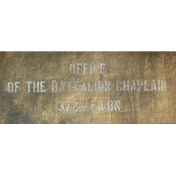 Harmonium de campagne, Cpt. Arthur Lauder, Chaplain, 372nd Field Arty Bn., 99th Infantry Division, code d'invasion