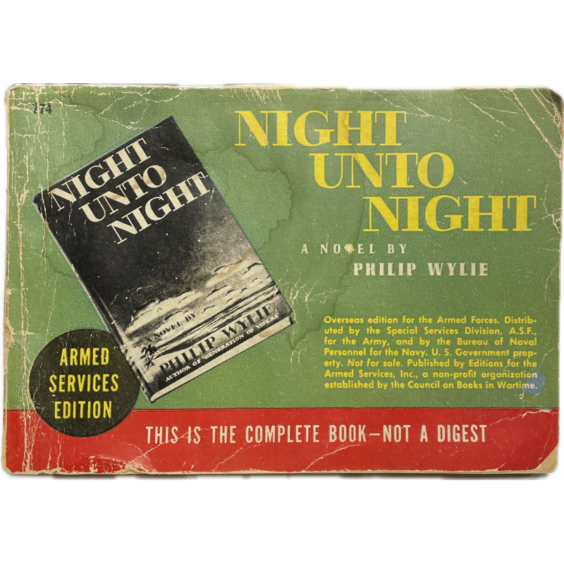 Novel, US Army, Night Unto Night