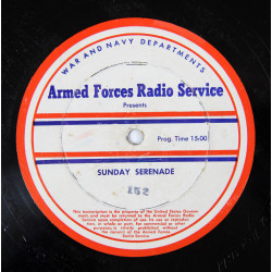 Record, The Armed Forces Radio Service, Sunday Serenade & Dick Haymese