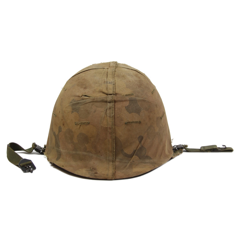 Helmet, M1, Vietnam War, with Mitchell Cover, 1965-1969