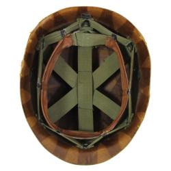 Helmet, M1, Vietnam War, with Mitchell Cover, 1965-1969