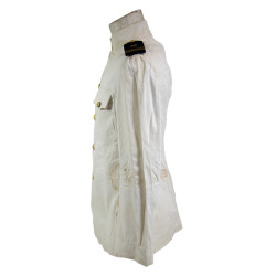 Jacket, Summer, White, US Navy, Lt. (J.G.) Herbert Coggin, USS Alkes