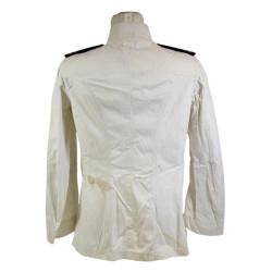 Jacket, Summer, White, US Navy, Lt. (J.G.) Herbert Coggin, USS Alkes