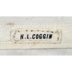 Jacket, Summer, White, US Navy, Lt. (J.G.) Herbert Coggin, USS Alkes