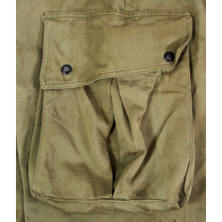 Pantalon de parachutiste M-1942, matricule partiel