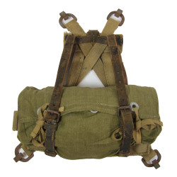 Sturmgepäck, A-Frame, Leather Straps, with Pouch, 1941, Normandy