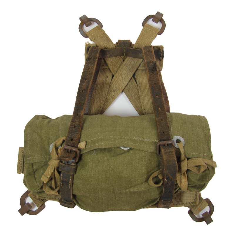 Sturmgepäck, A-Frame, Leather Straps, with Pouch, 1941, Normandy