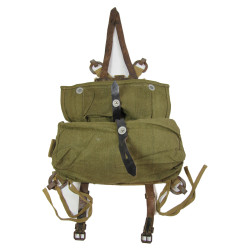 Sturmgepäck, A-Frame, Leather Straps, with Pouch, 1941, Normandy