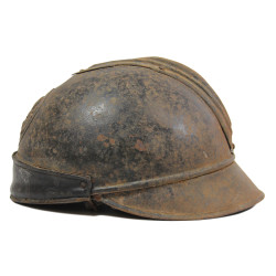 Helmet, M1919, Tank Crew, French Army, with Trench Knife, Insignias and Portrait