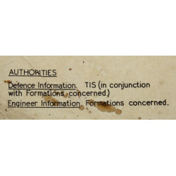 Map, Isigny-Carentan, Top Secret, 1944, Normandy