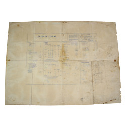 Map, Isigny-Carentan, Top Secret, 1944, Normandy