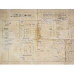 Map, Isigny-Carentan, Top Secret, 1944, Normandy