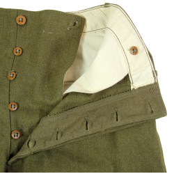 Trousers, Wool Serge, Special, 33 x 29, 1943