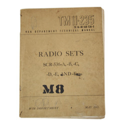 Manual, Technical, TM 11-235, Radio Sets SCR-536 (Handie-Talkie)