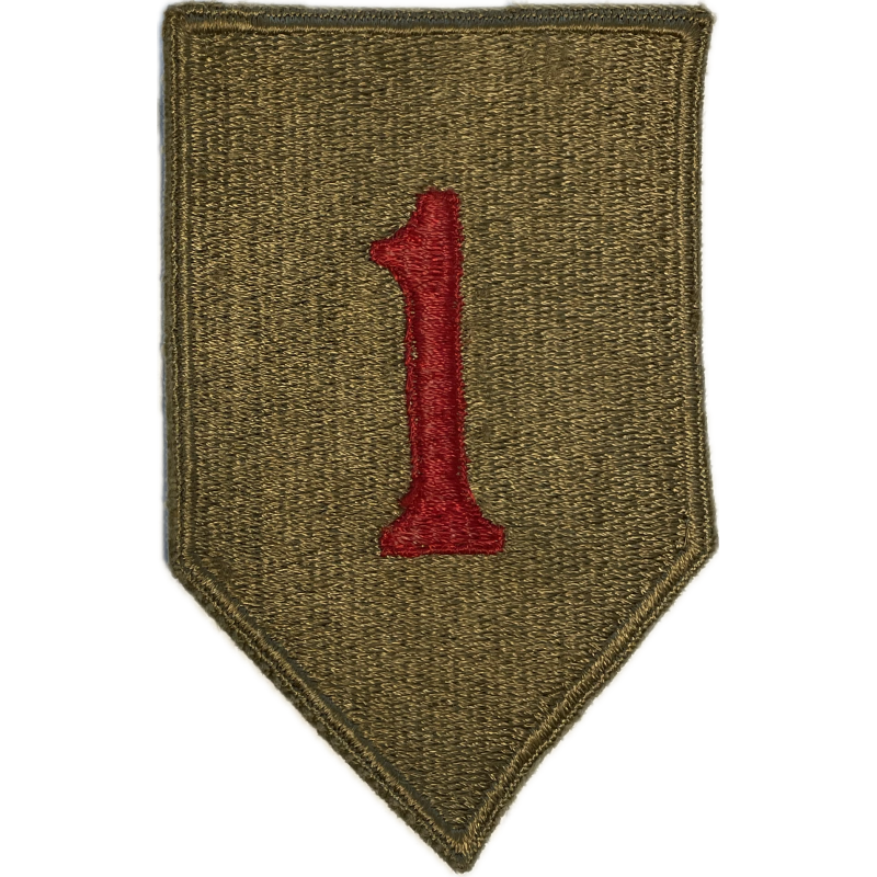 Patch, 1st Infantry Division, Green Back, 1943