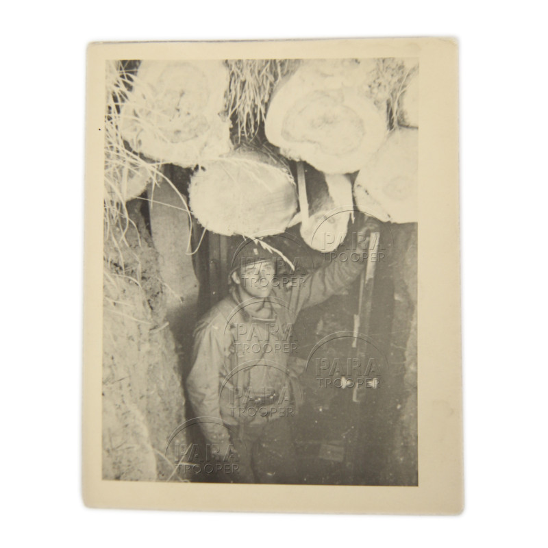 Photograph, 1st Lt. Emzy Gaydon, 502nd PIR, 101st Airborne Division, Holland, 1944