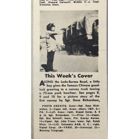 Magazine, YANK, May 4, 1945, 'Ledo-Burma Road', CBI