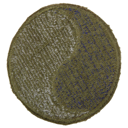 Patch, 29th Infantry Division, Green back, 1943