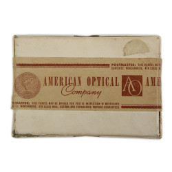 Goggles, Type E-1, Dark Adaptation, Red Lenses, American Optical Company, in Box, 1943-1944