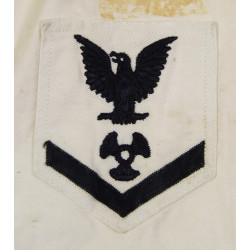 Veste jumper, US Navy, MM3c Calvin Massey, USS Makin Island, Leyte, Iwo Jima, Okinawa