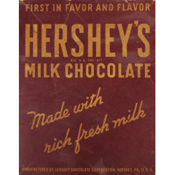 Box, 24-Bar, Milk Chocolate, HERSHEY'S, Empty