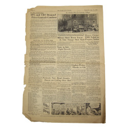 Journal, The Stars and Stripes, 27 septembre 1944, "British Open New Drive From Corridor"