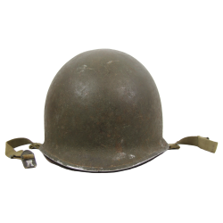 Helmet, M1, Fixed Loops, FIRESTONE Liner, 100th Naval Construction Bn., Seabees, PTO