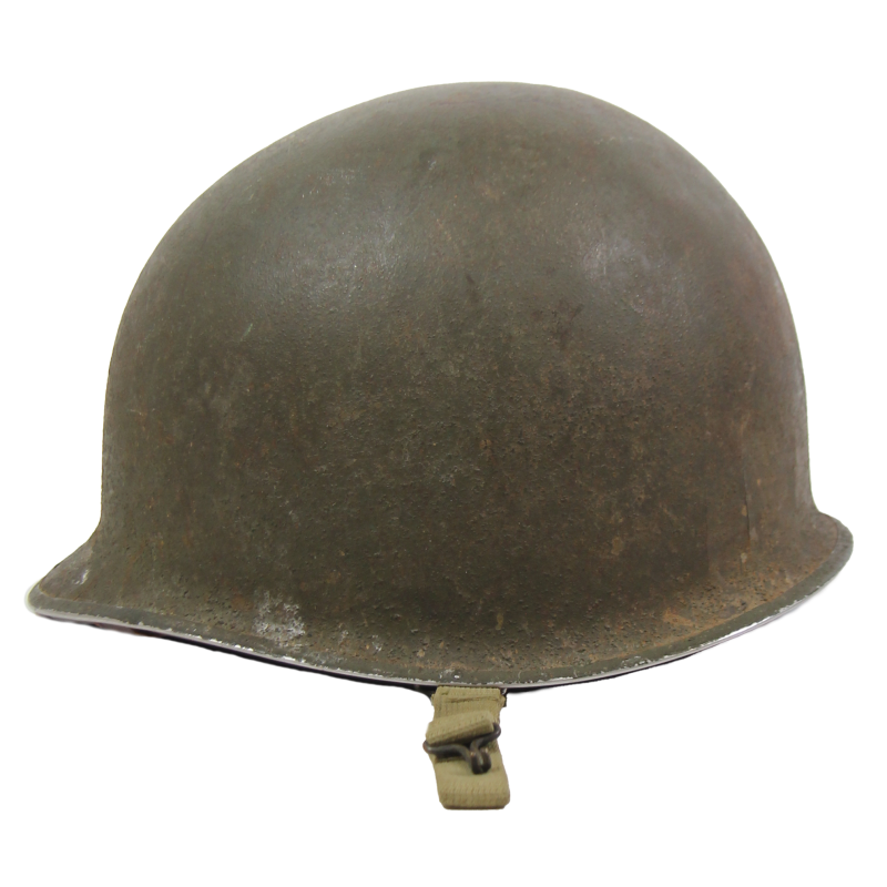 Helmet, M1, Fixed Loops, FIRESTONE Liner, 100th Naval Construction Bn ...