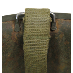 Helmet, M1, Fixed Loops, FIRESTONE Liner, 100th Naval Construction Bn., Seabees, PTO