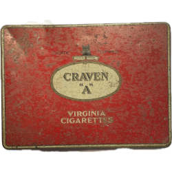 Box, Empty, British Cigarettes, CRAVEN A, Normandy