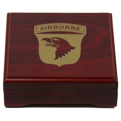 Box, 1 coin, commemorative, 101st Airborne Division, 40mm