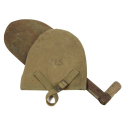 T-Shovel, M-1910, Shortened + Cover, B.B. CO. 1943