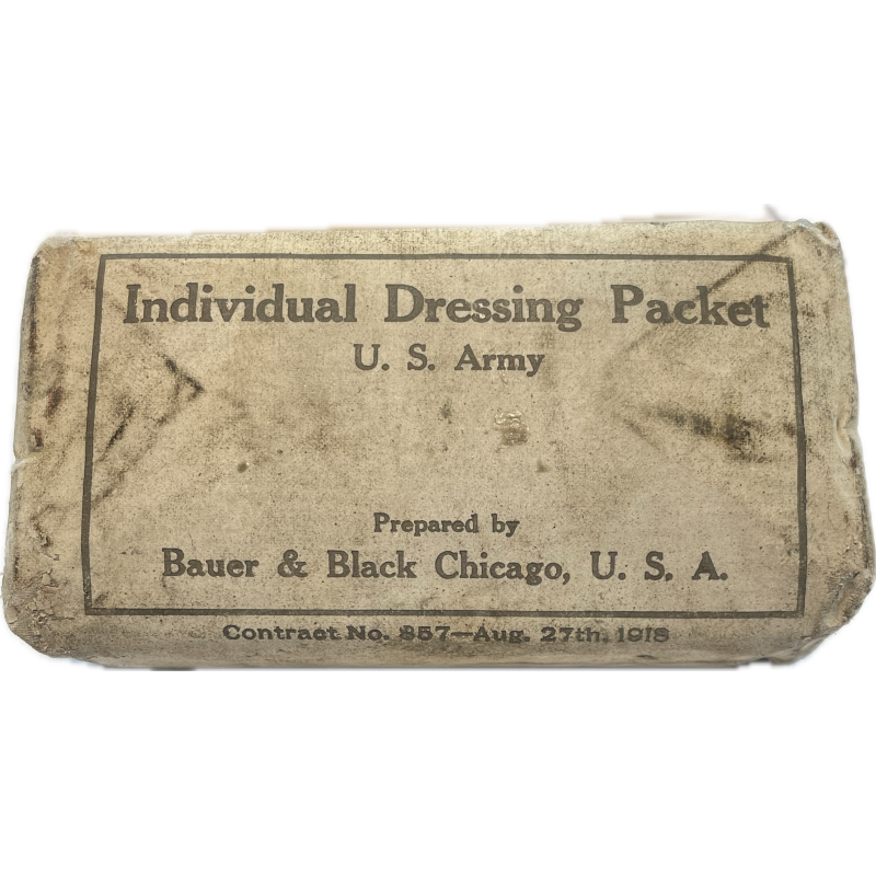 Pansement, Individual Dressing Packet, US Army, 1918